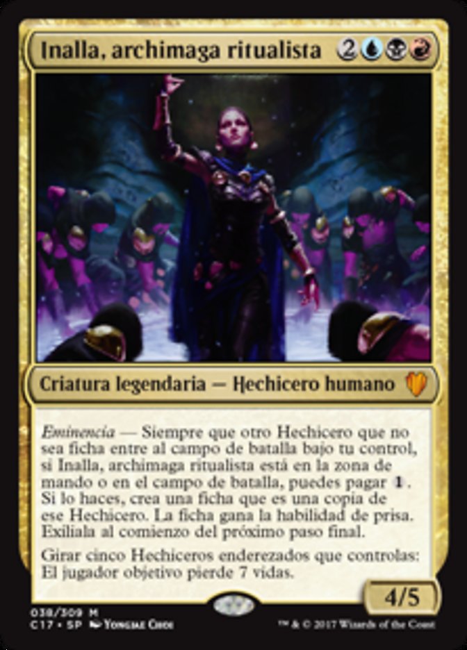 Inalla, Archmage Ritualist (Commander 2017 #38)