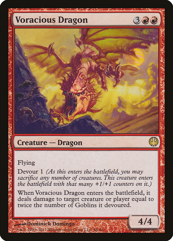 Voracious Dragon (Duel Decks: Knights vs. Dragons #56)