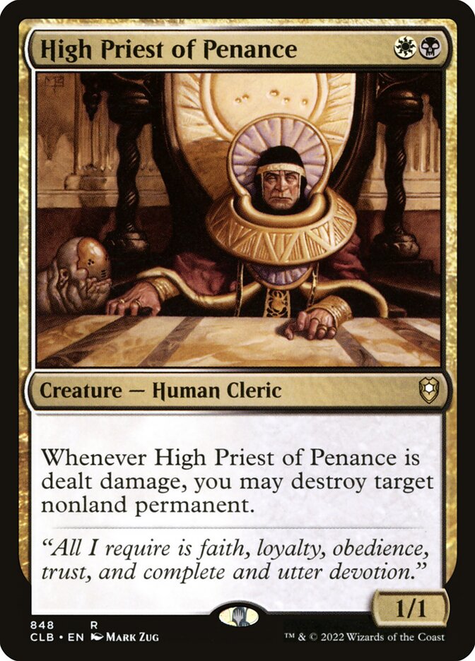 High Priest of Penance (Commander Legends: Battle for Baldur's Gate #848)