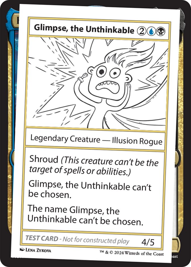 Glimpse, the Unthinkable (Mystery Booster 2 #355)