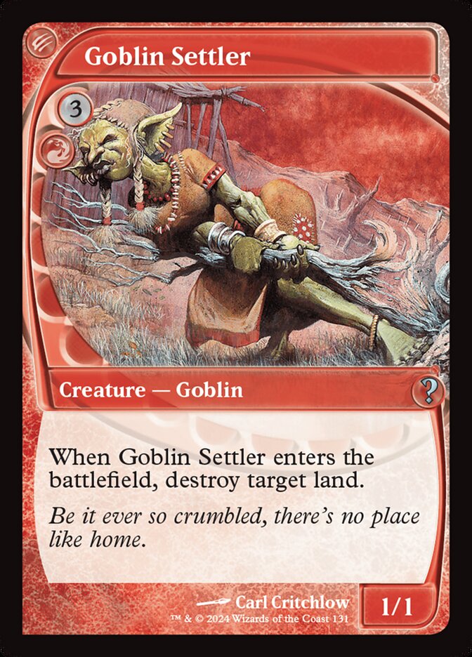 Goblin Settler (Mystery Booster 2 #131)