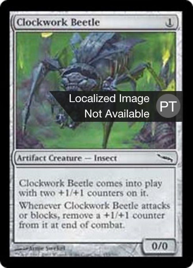 Clockwork Beetle (Mirrodin #153)