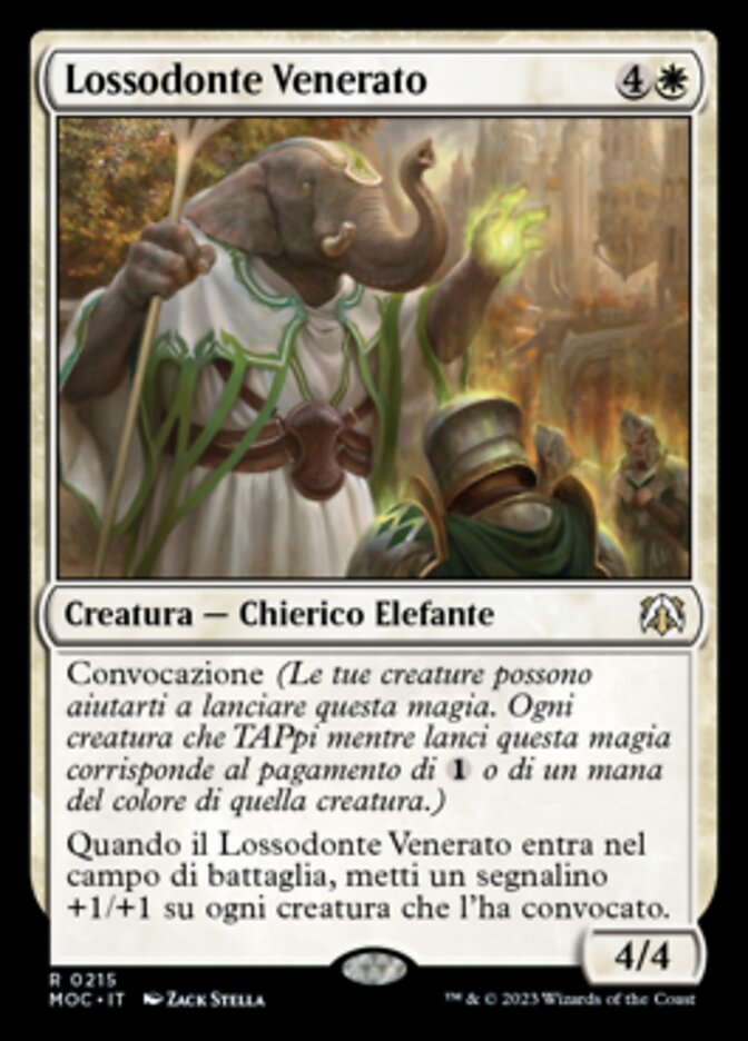 Venerated Loxodon (March of the Machine Commander #215)