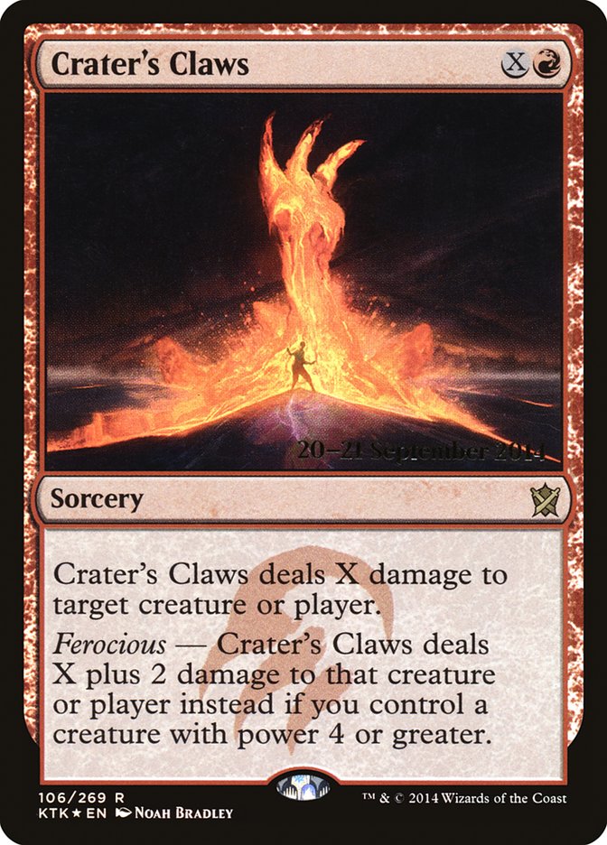 Crater's Claws (Khans of Tarkir Promos #106s)