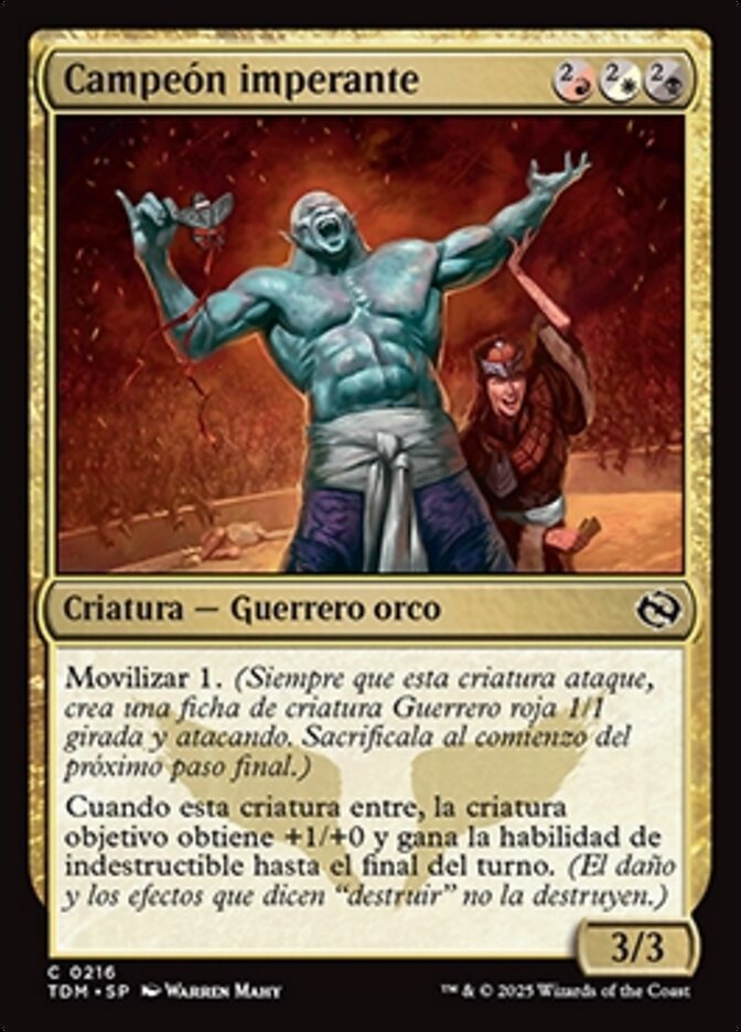 Campeón imperante