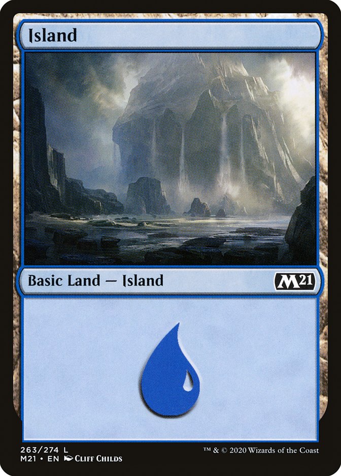 Island (Core Set 2021 #263)