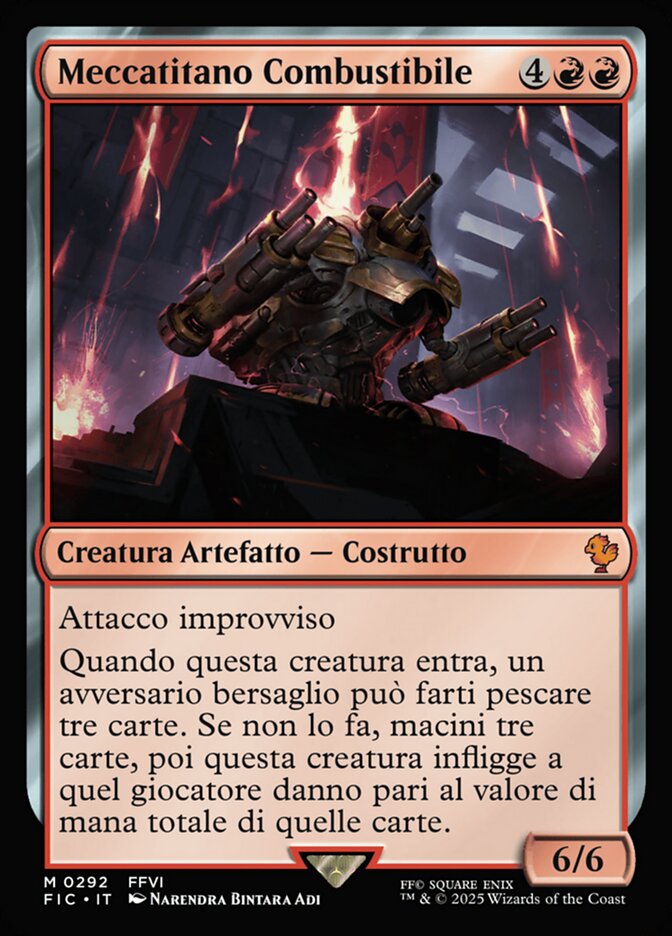 Meccatitano Combustibile