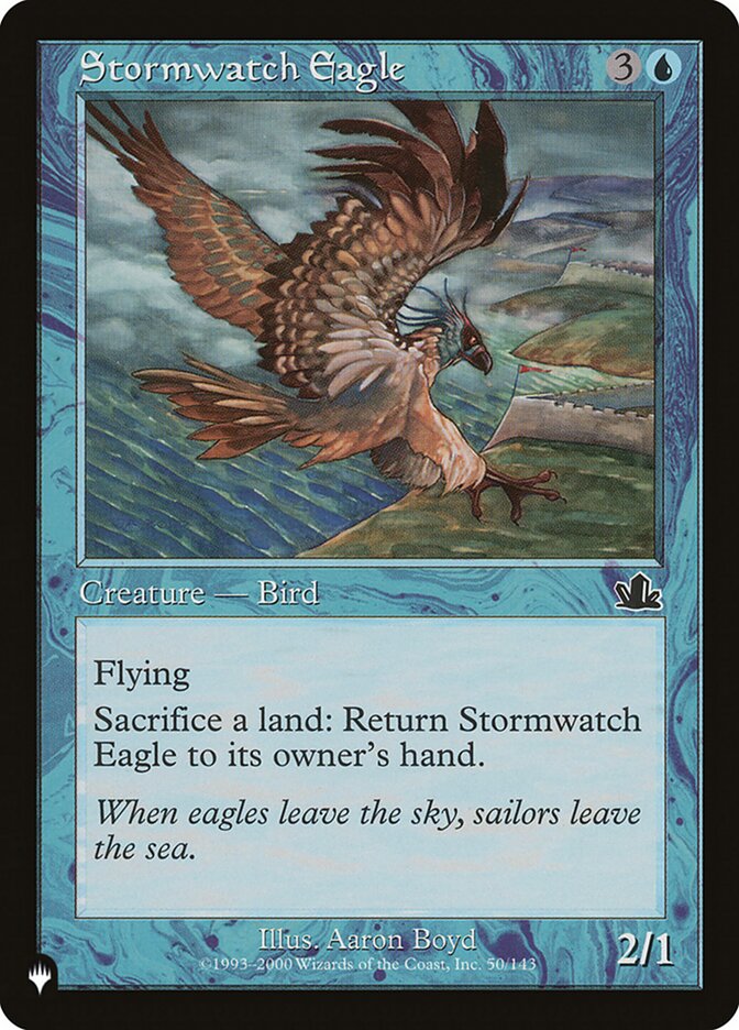 Stormwatch Eagle (The List #PCY-50)