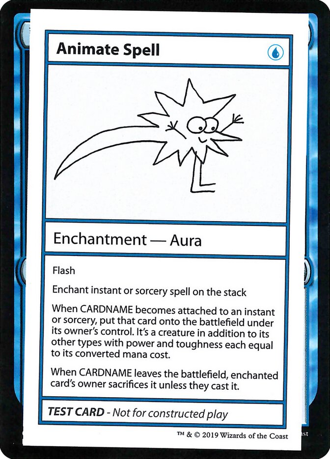 Animate Spell (Mystery Booster Playtest Cards 2021 #16)