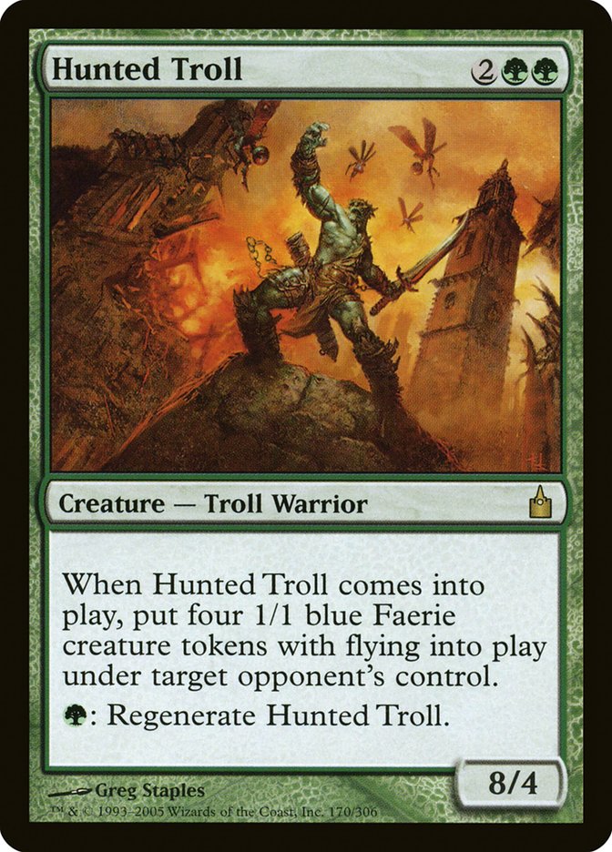 Hunted Troll (Ravnica: City of Guilds #170)