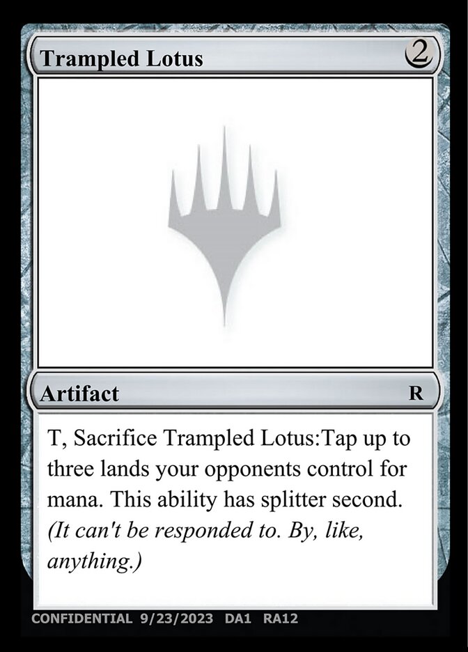 Trampled Lotus (Unknown Event #RA12b)