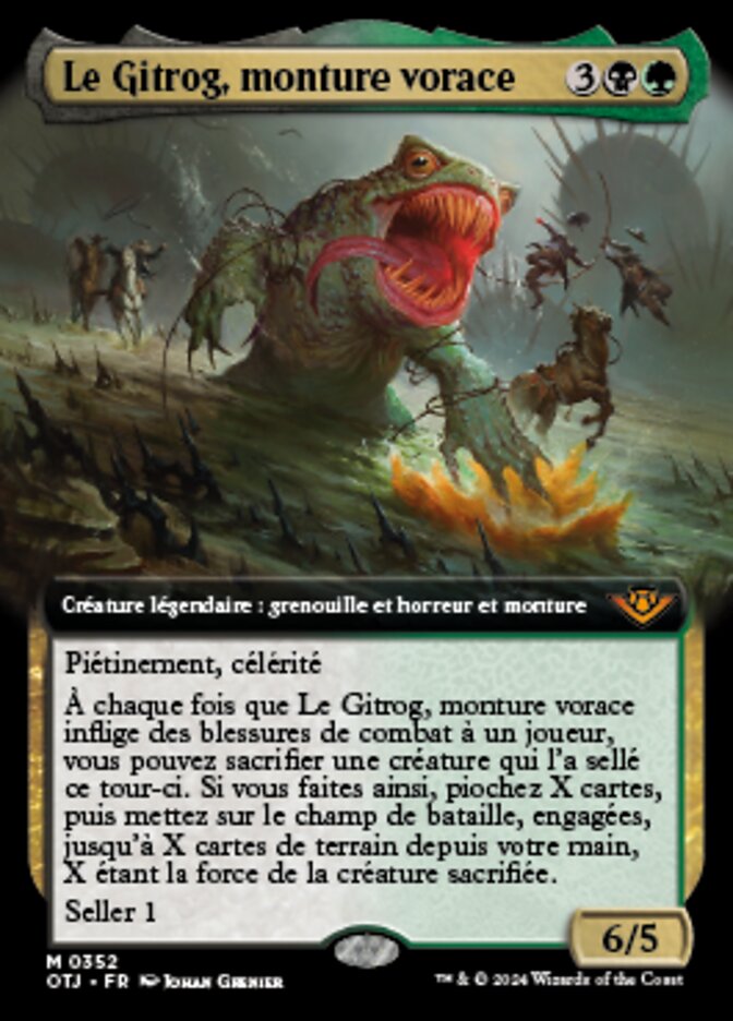 Le Gitrog, monture vorace