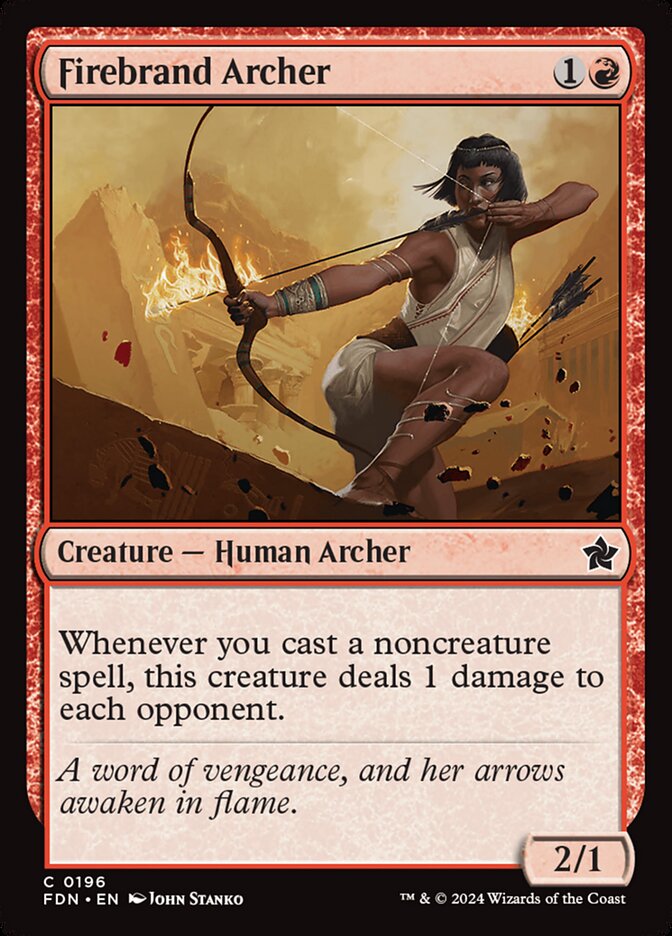 Firebrand Archer (Foundations #196)