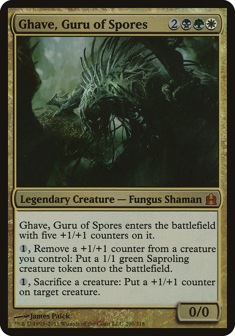 Ghave, Guru of Spores (Commander 2011 Oversized #200)
