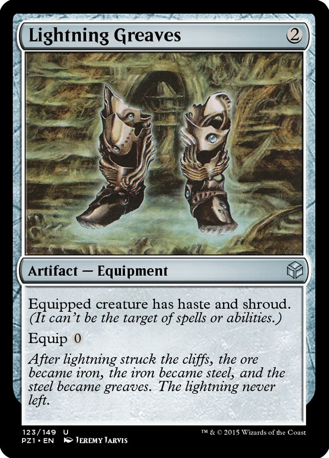 Lightning Greaves (Legendary Cube Prize Pack #123)