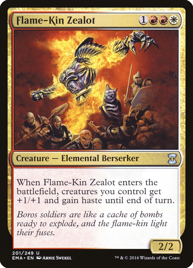 Flame-Kin Zealot (Eternal Masters #201)