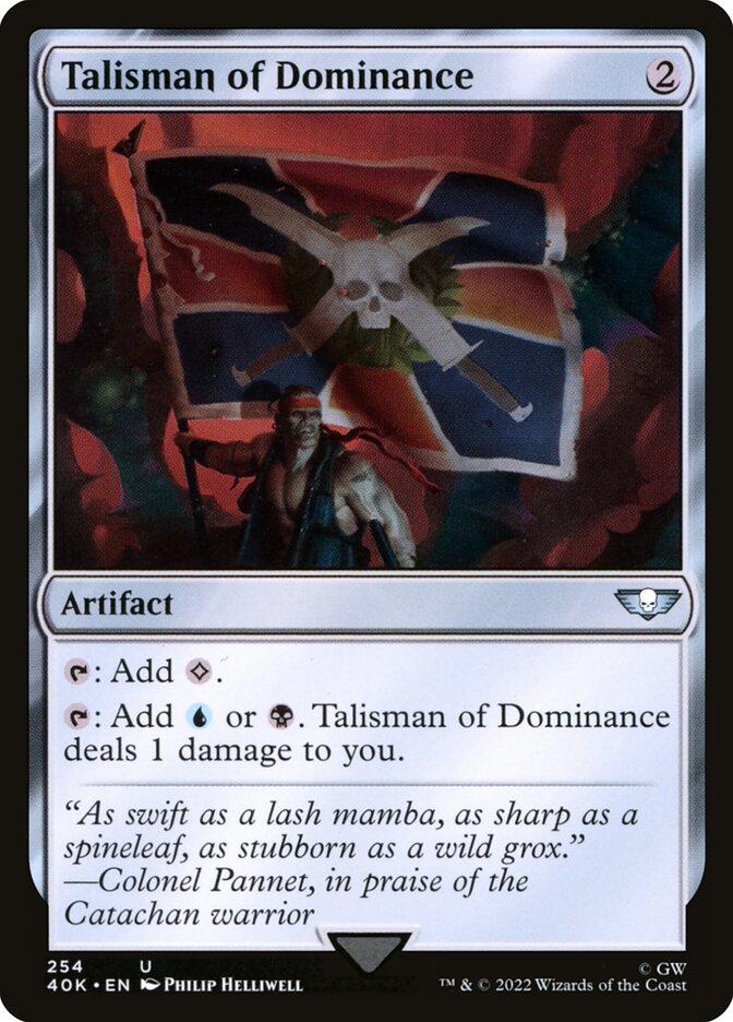 Talisman of Dominance (Warhammer 40,000 Commander #254)