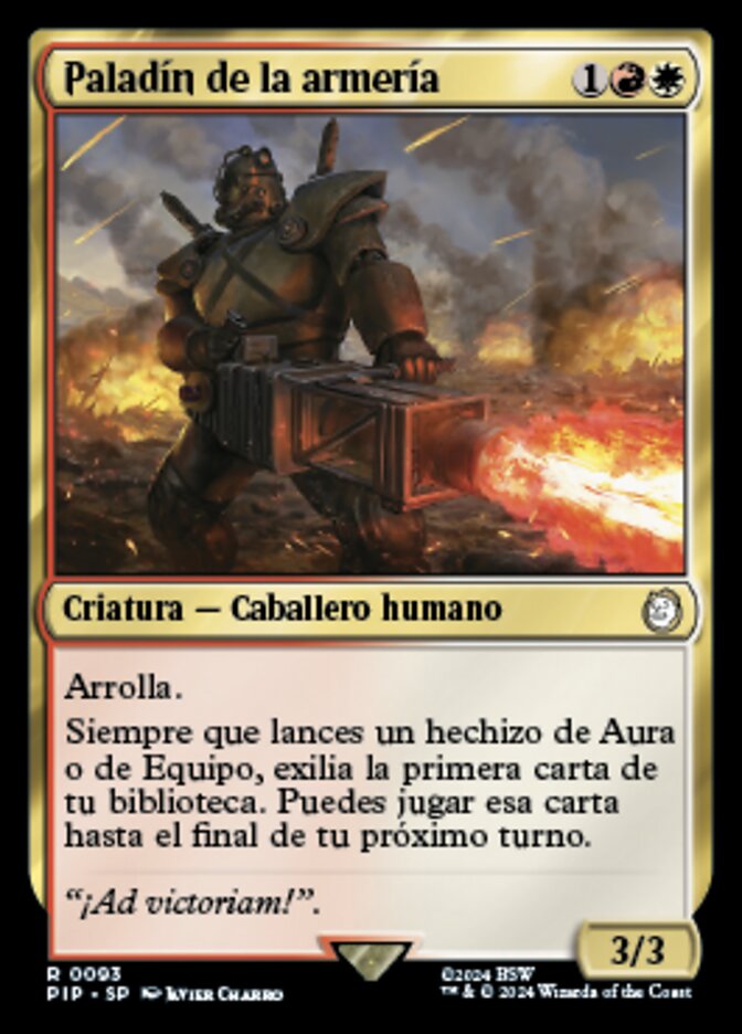 Paladín de la armería