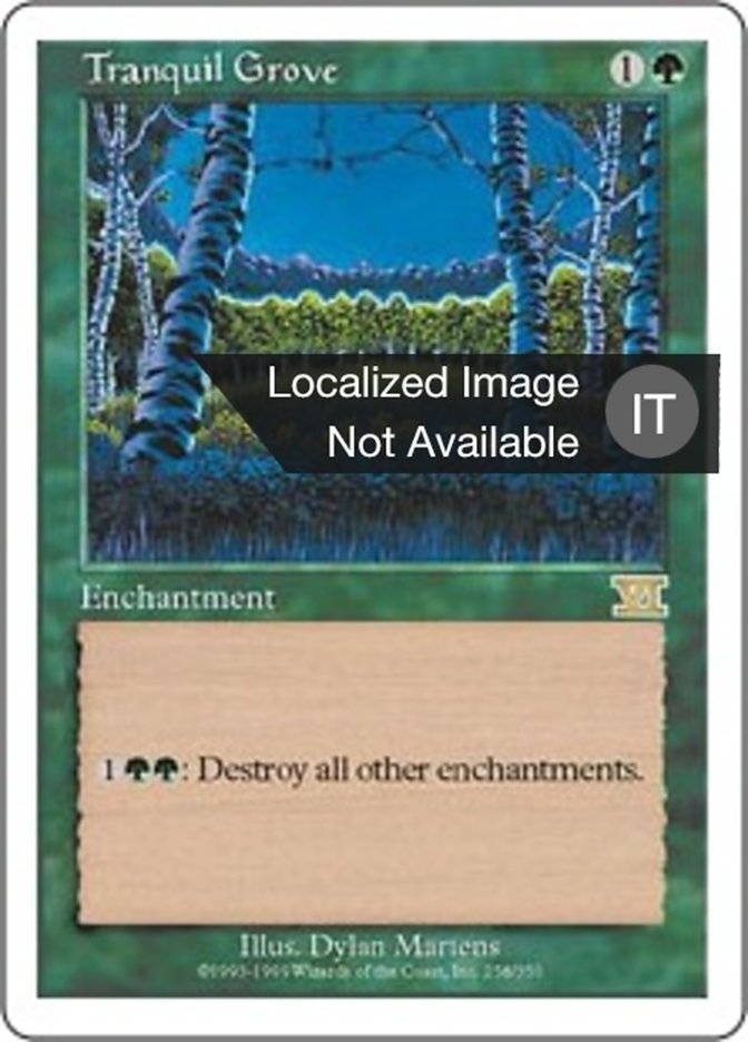 Tranquil Grove (Classic Sixth Edition #258)