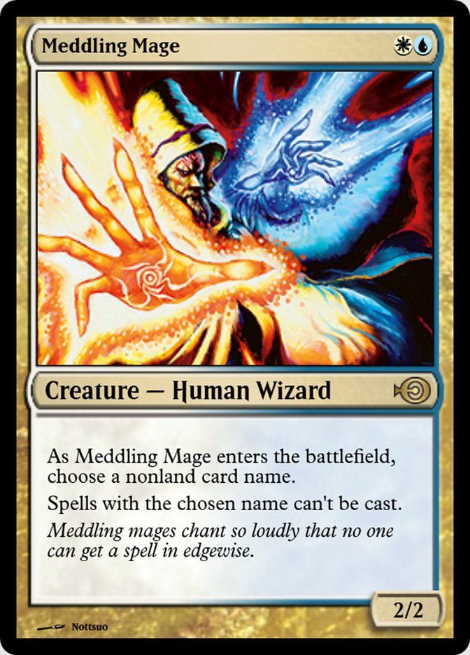 Meddling Mage · Magic Online Promos (PRM) #36304 · Scryfall Magic The  Gathering Search