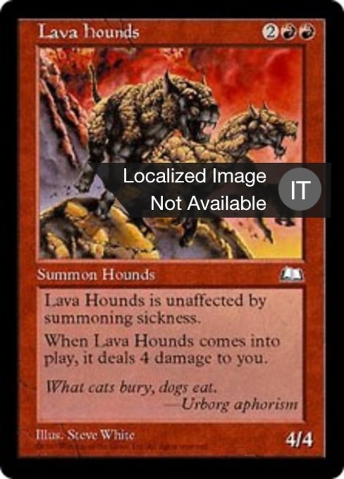 Lava Hounds (Weatherlight #109)