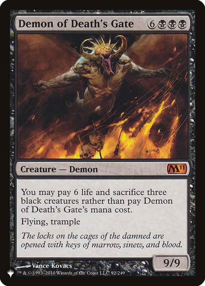 Demon of Death's Gate (The List #M11-92)