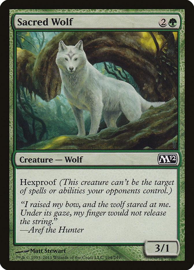 Sacred Wolf (Magic 2012 #194)
