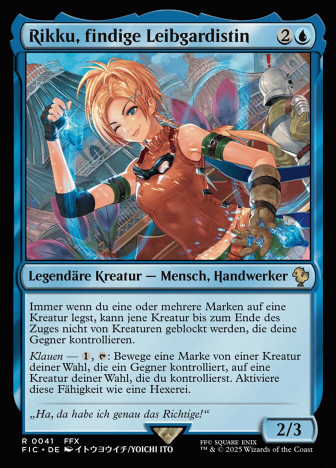 Rikku, findige Leibgardistin