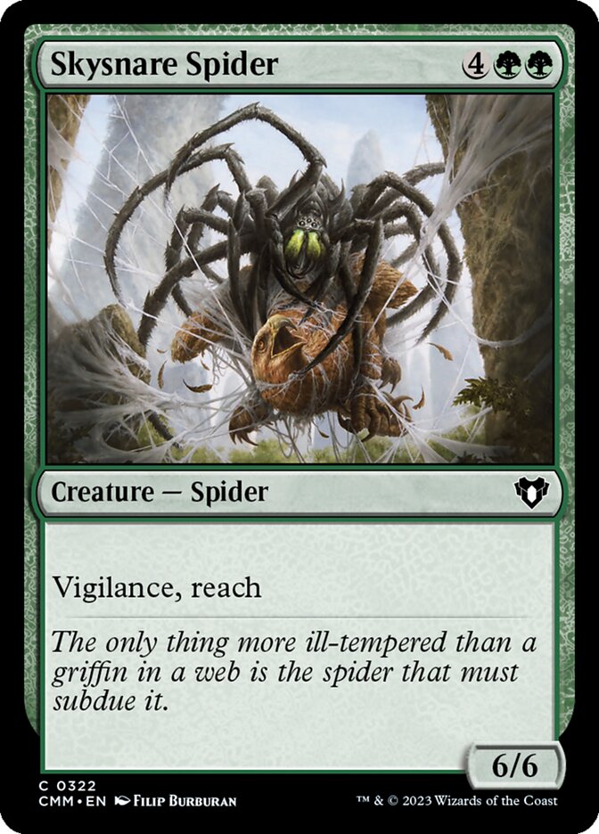 Skysnare Spider (Commander Masters #322)