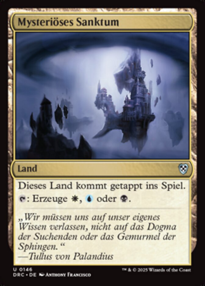 Mysteriöses Sanktum