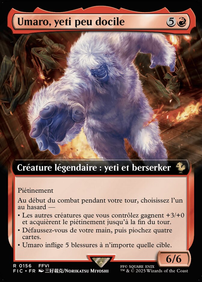 Umaro, yeti enragé