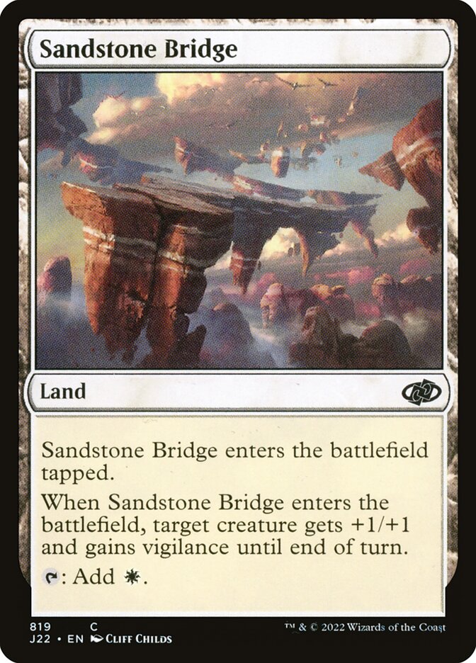 Sandstone Bridge (Jumpstart 2022 #819)