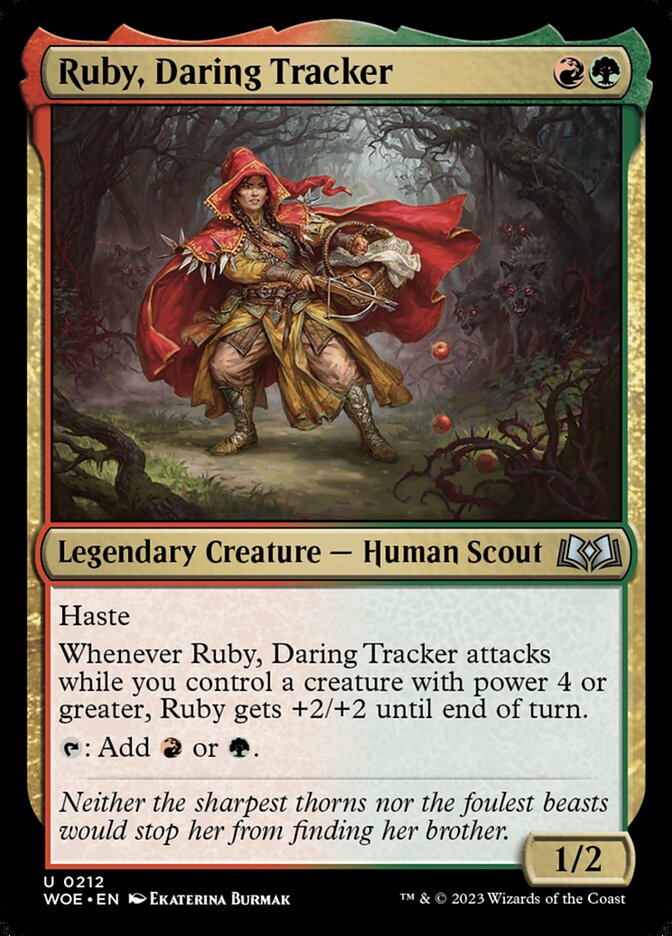 Ruby, Daring Tracker (Wilds of Eldraine #212)