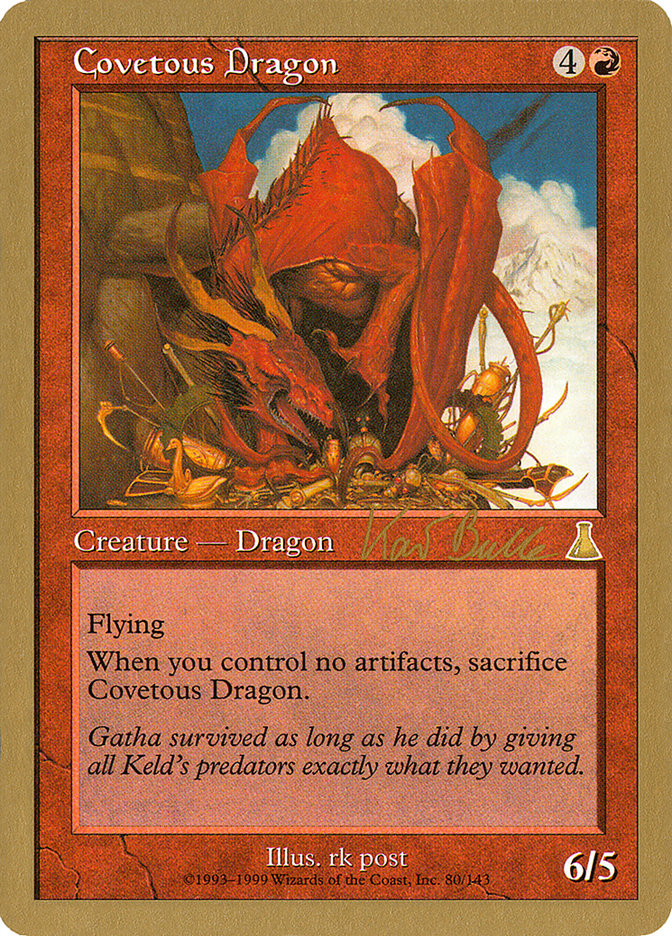 Covetous Dragon (World Championship Decks 1999 #kb80)