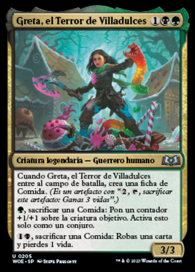 Greta, Sweettooth Scourge (Wilds of Eldraine #205)