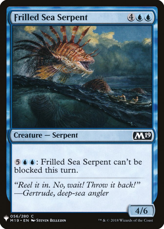 Frilled Sea Serpent (The List #M19-56)