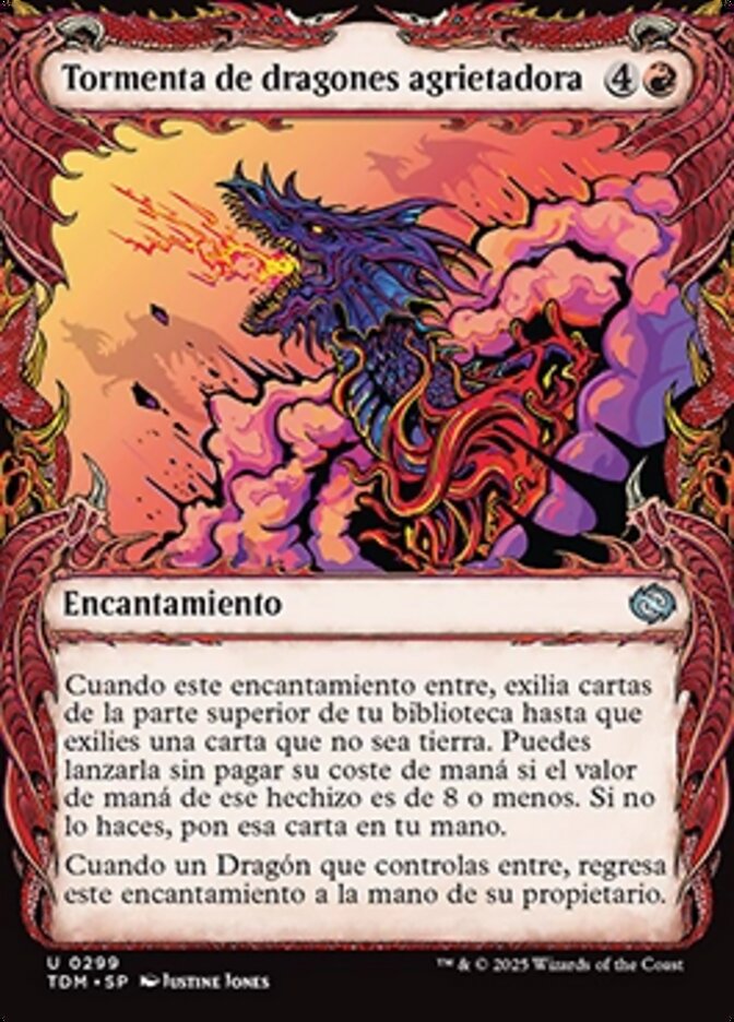 Tormenta de dragones agrietadora