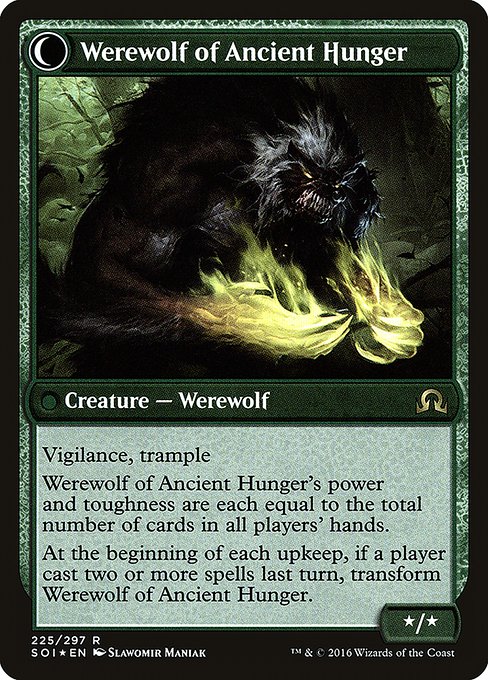 Sage of Ancient Lore // Werewolf of Ancient Hunger (psoi) 225s