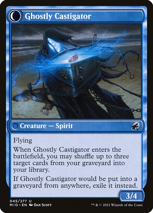Covetous Castaway // Ghostly Castigator (mid) 45