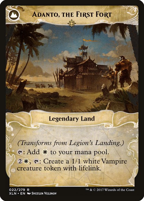 Legion's Landing // Adanto, the First Fort (Ixalan #22)