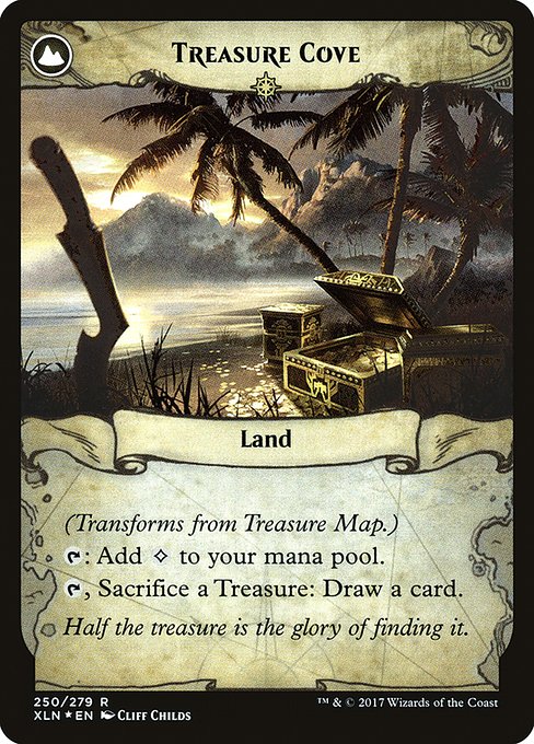 Treasure Map // Treasure Cove (Ixalan Promos #250s)