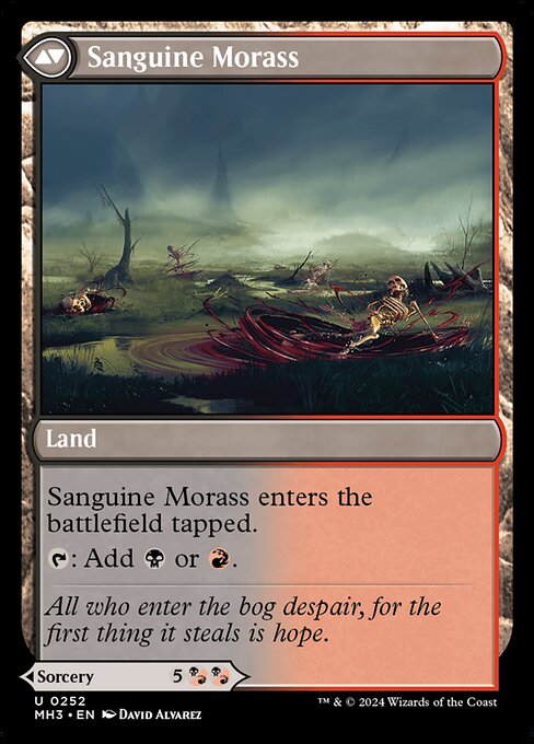 Bloodsoaked Insight // Sanguine Morass (Modern Horizons 3 #252)