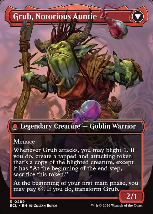 Grub, Storied Matriarch // Grub, Notorious Auntie back