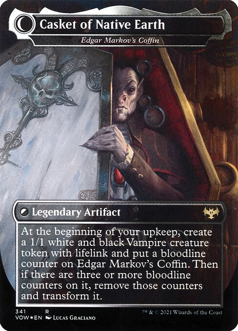 Edgar, Charmed Groom // Edgar Markov's Coffin (Innistrad: Crimson Vow #341)