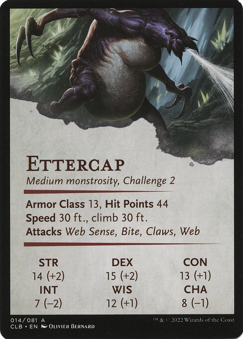 Ettercap // Ettercap (Battle for Baldur's Gate Art Series #14)