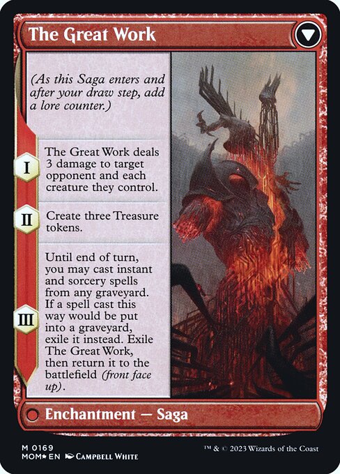 Urabrask // The Great Work (March of the Machine Promos #169s)