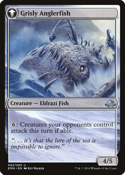 Grizzled Angler // Grisly Anglerfish (emn) 63