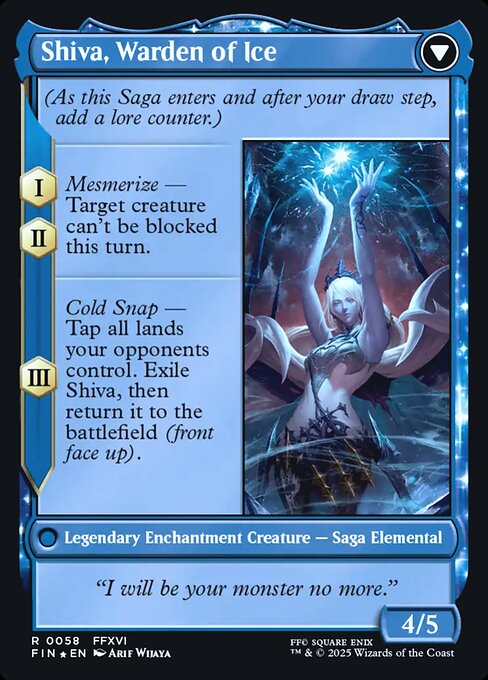 Jill, Shiva's Dominant // Shiva, Warden of Ice