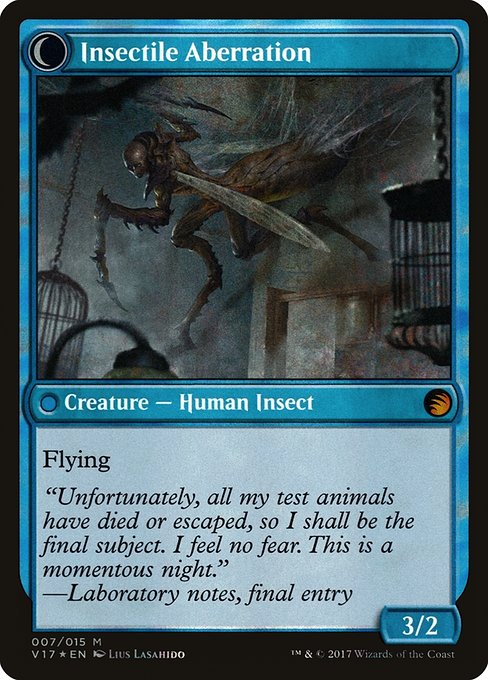 Delver of Secrets // Insectile Aberration (From the Vault: Transform #7)