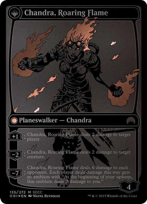 Chandra, Fire of Kaladesh // Chandra, Roaring Flame (ps15) 135